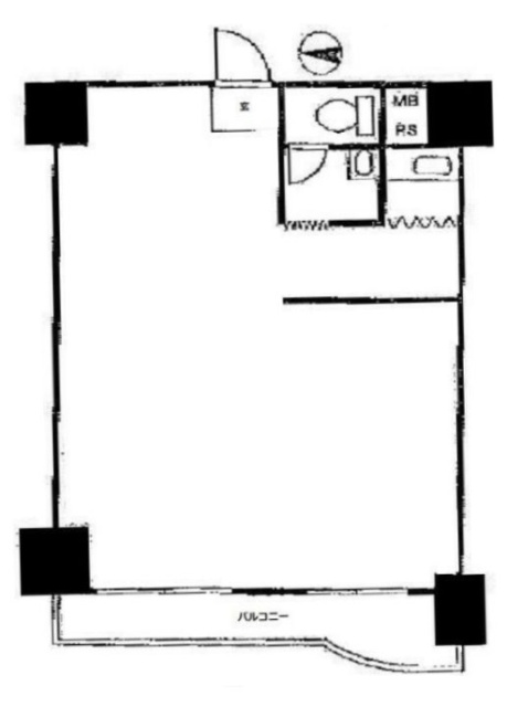 西新宿ダイヤモンドパレス211 間取り図