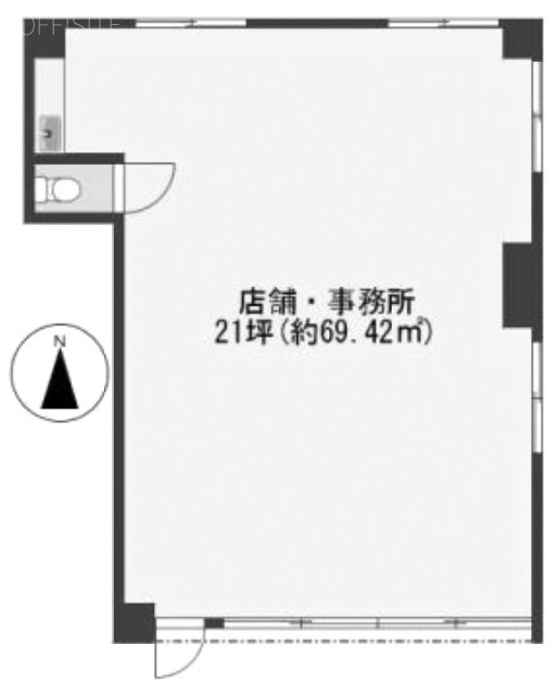 関口ビル1F 間取り図