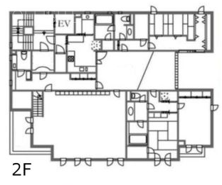 目黒三田2丁目ビル2F 間取り図