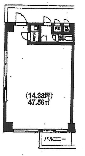 御徒町グリーンプラザ2F 間取り図