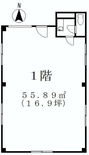 ヒノヤビル1F 間取り図