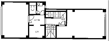 パストラーレ神宮前PARTⅡビル2F 間取り図