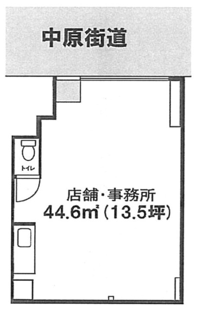 ビスタ洗足池ビル102 間取り図