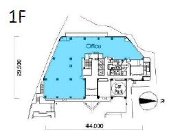 品川センタービル1F 間取り図