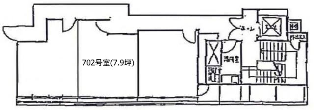 東京銀座ビルディング702 間取り図