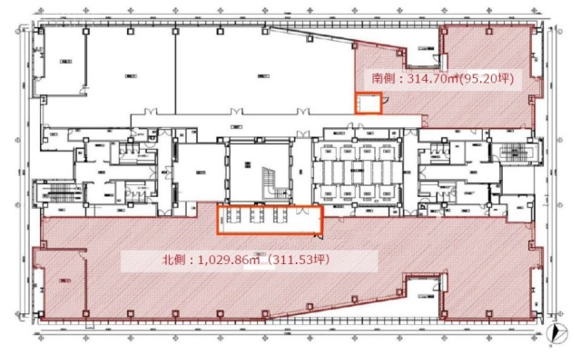 トレードピアお台場22F 間取り図