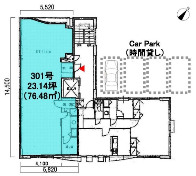 神宮前フォレストビル3F 間取り図