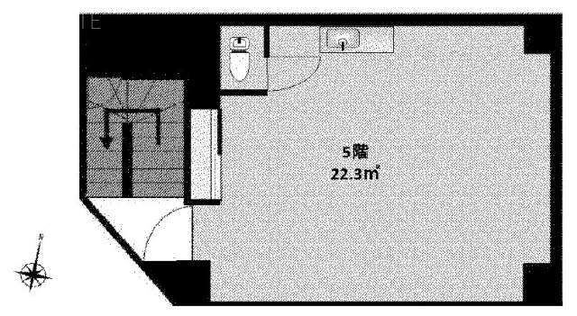 宮川ビル5F 間取り図