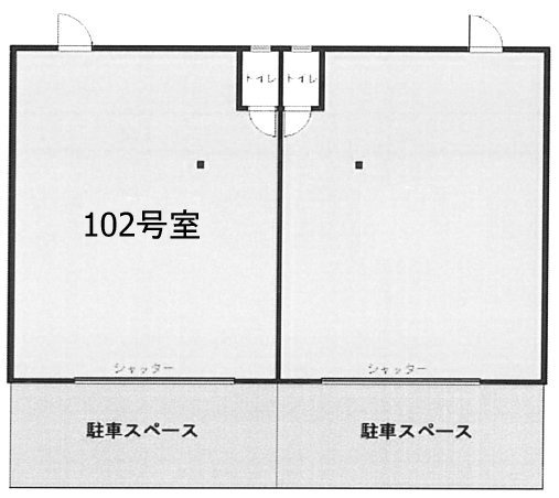 ダイチアパートメント大橋ビル102 間取り図