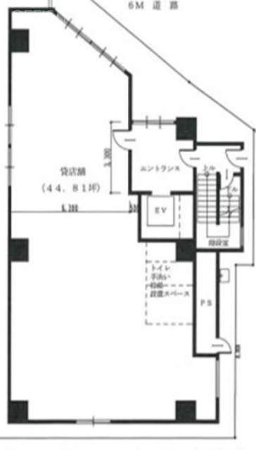 松栄ビル弐号館1F 間取り図