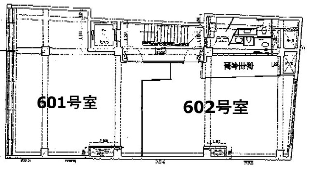 銀座菊正ビル601 間取り図