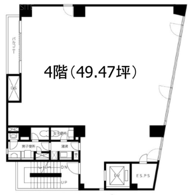 仙田ビル4F 間取り図