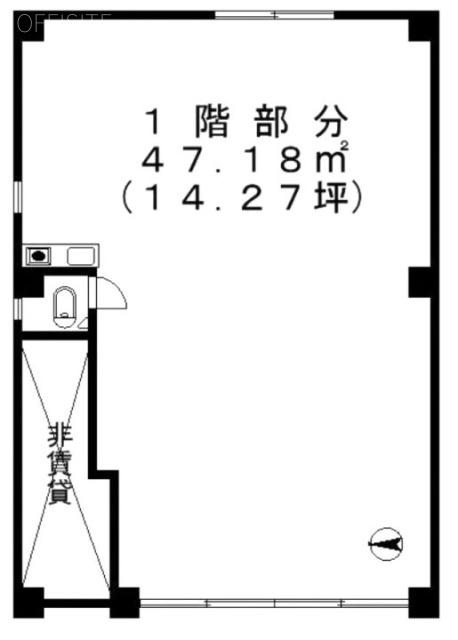 谷口ビル1F 間取り図