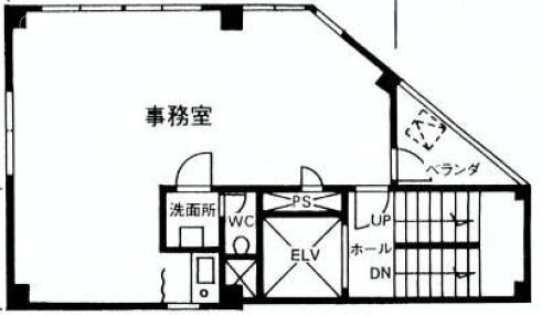 東京タイプビル3F 間取り図