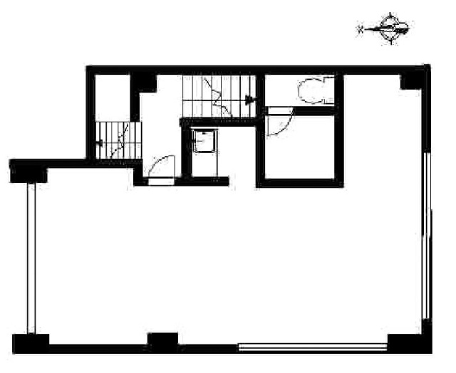 中崎ビル2F 間取り図