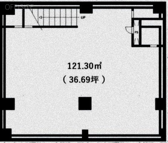 西山興業西新橋ビルB1F 間取り図