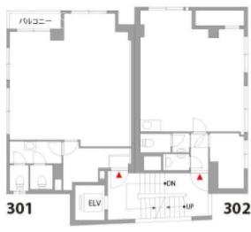 OD表参道ビル302 間取り図