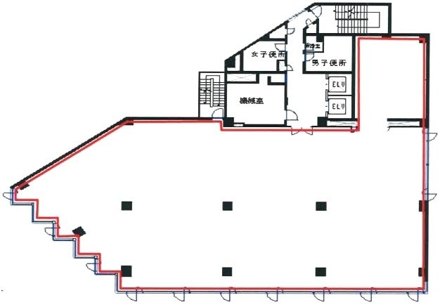 第2龍名館ビル8F 間取り図