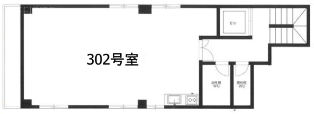 平原ビル302 間取り図
