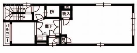 Haus板橋大山ビル2F 間取り図