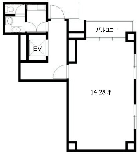 麹町グリーンビル202 間取り図