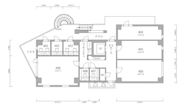 12 KANDA409 間取り図