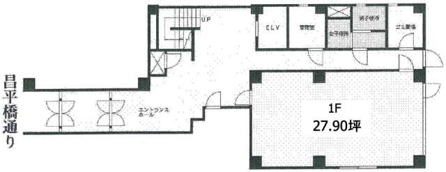 MYビル1F 間取り図
