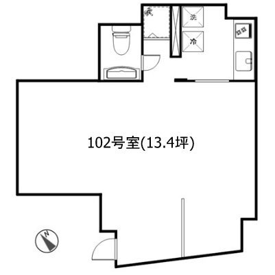 スターホームズ代田橋102 間取り図