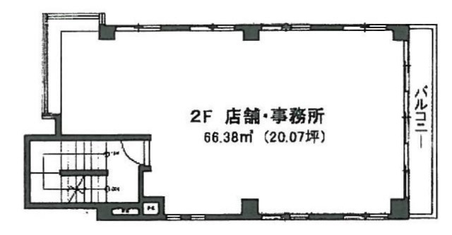 RES代々木ビル2F 間取り図