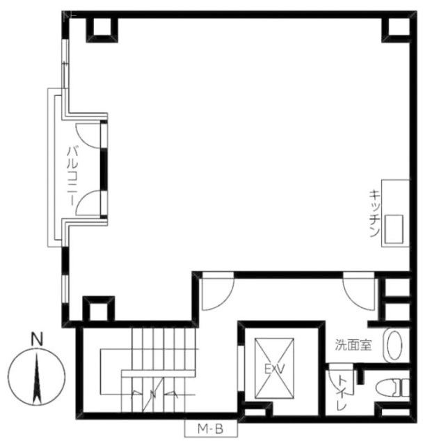 日興ユニパリス大久保2F 間取り図