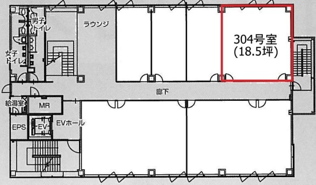 青山学院アスタジオ304 間取り図