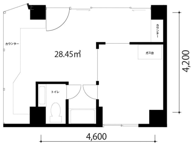 新宿タウンプラザ1F 間取り図