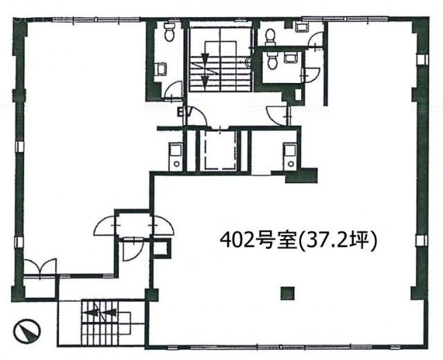 麻仁ビル渋谷(まにビル)ビル402 間取り図