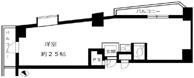 新宿アイランドアネックス313 間取り図