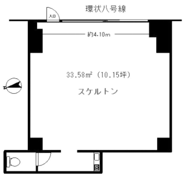 ライオンズマンション上野毛第2ビル1F 間取り図