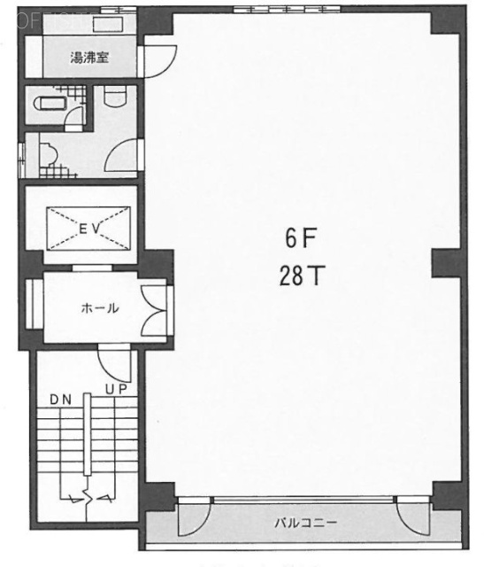 ISO六本木ビル6F 間取り図