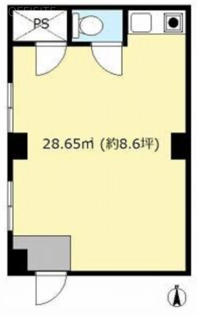 マツヤビル301 間取り図