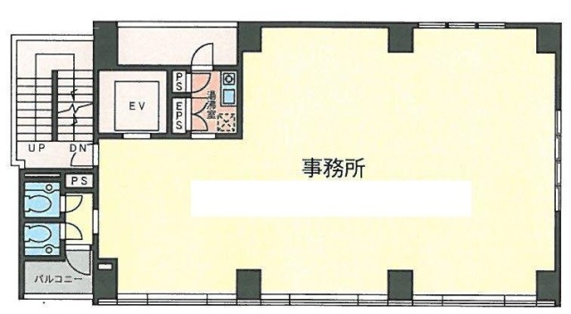 サンライズ長井ビル7F 間取り図