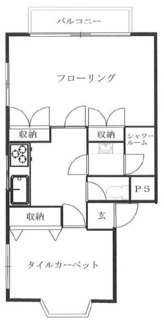 エーデル青山A 間取り図