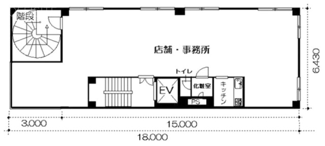 太田紙興八重洲ビル3F 間取り図