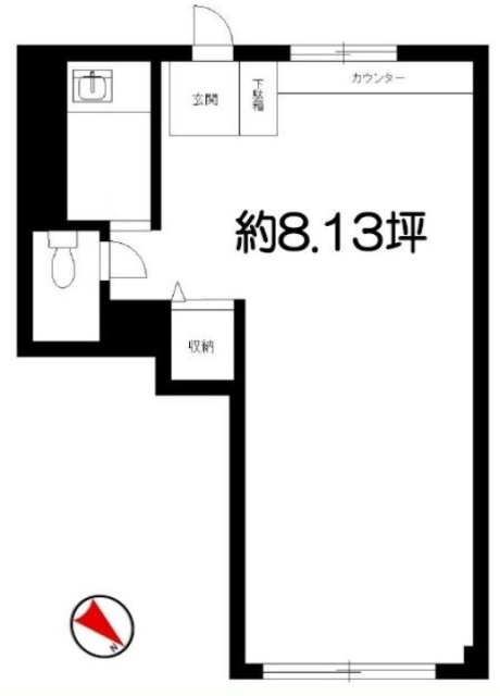 アパルトマンイトウ203 間取り図