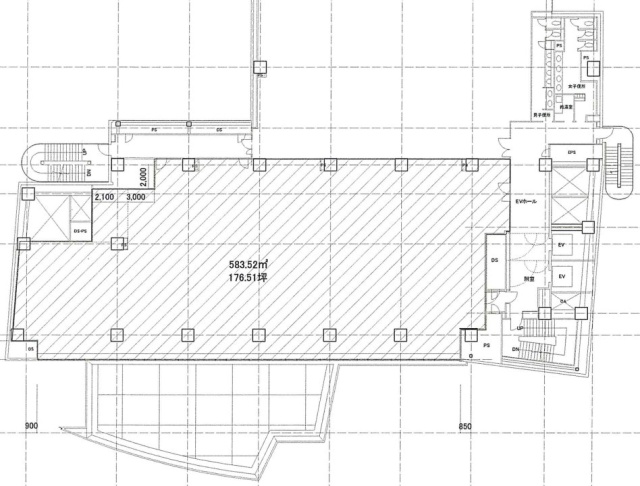 ラピロス六本木B 間取り図