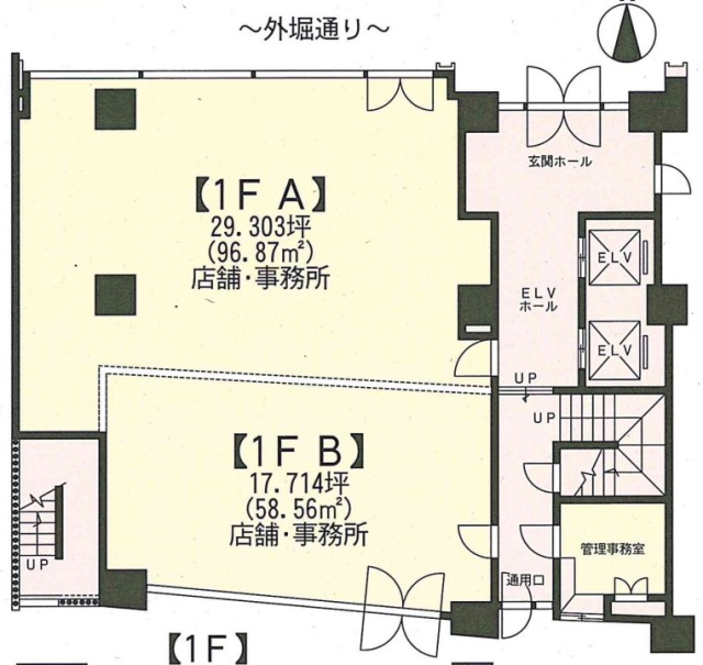 赤坂アビタシオンビルB 間取り図