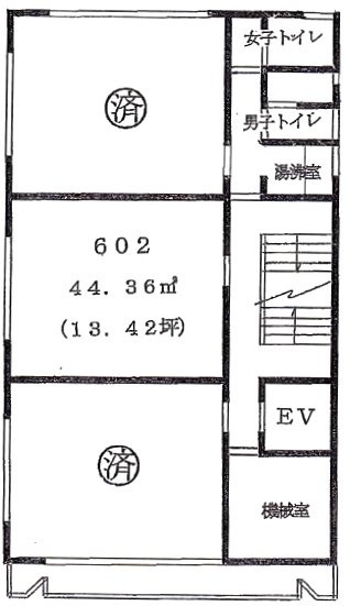 丸栄ビル602 間取り図