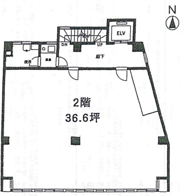 あづまビル2F 間取り図