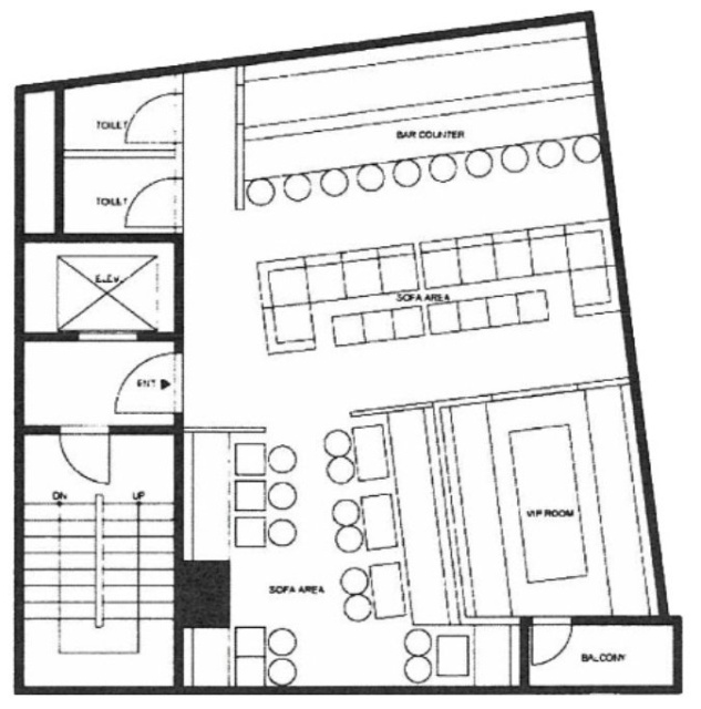 東李閣ビル5F 間取り図
