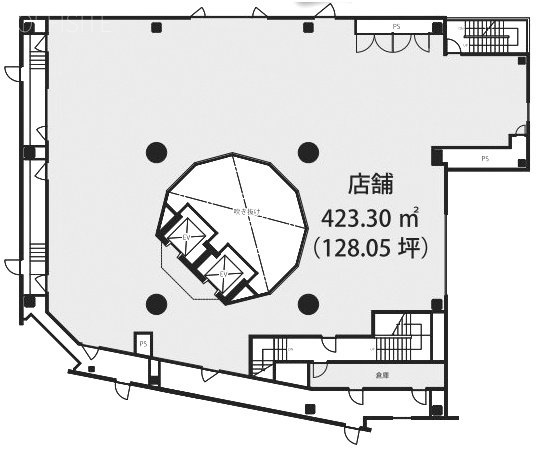 カレイド渋谷宮益坂5F 間取り図
