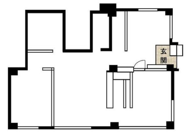 横田ビル1F 間取り図