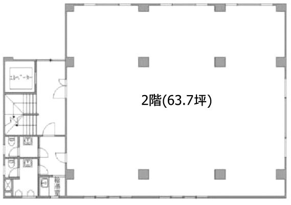 ISM水道橋2F 間取り図