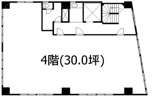 第3田中ビル4F 間取り図